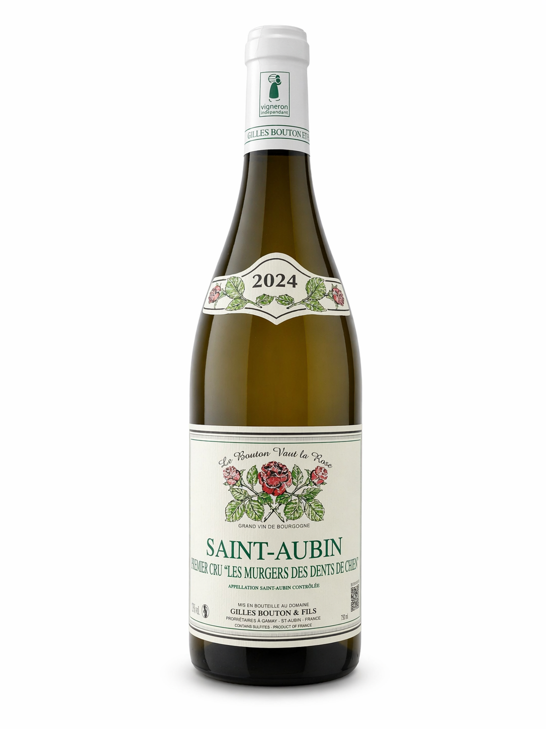 Domaine Bouton Gilles & Fils Saint Aubin 1°Er Cru " Les Murgers des Dents de Chien" 2024